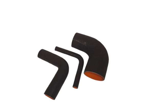 Патрубок силиконовый угловой 90° L150*150 д 70 black