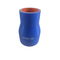 Патрубок силиконовый с переходом L 100, д 40*60