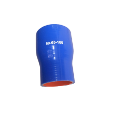 Патрубок силиконовый с переходом L 100, д 50*65