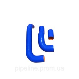 Силиконовые патрубки радиатора УАЗ Патриот 3163 с двигателем 409 без кондиционера (комплект 3 шт.)